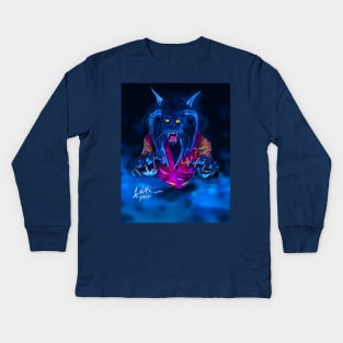 Thriller werewolf Kids Long Sleeve T-Shirt